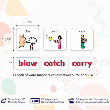 Barker Creek Learning Magnet Verbs