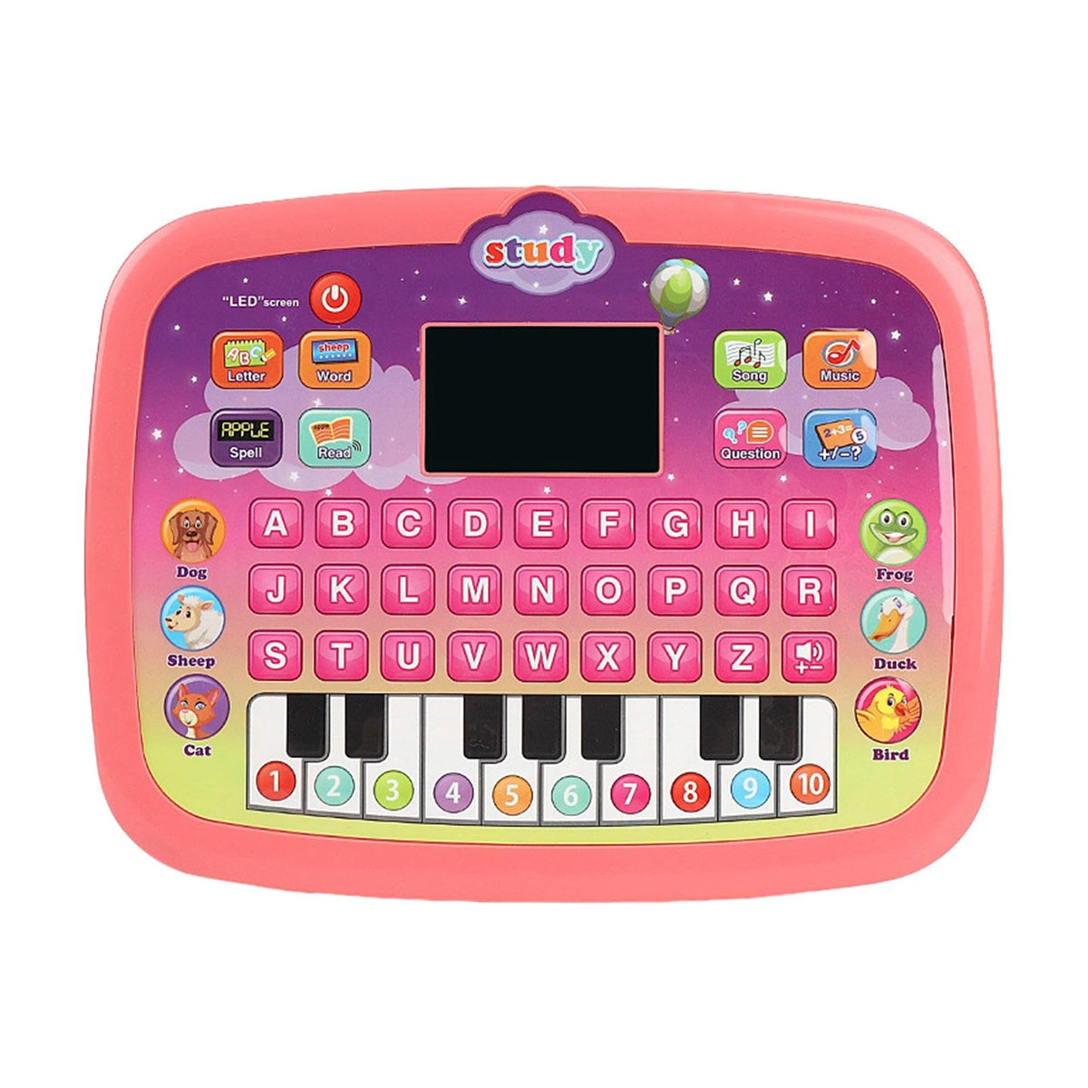 Myaddiction Kids Early Learning Machine Abc Learning For Girls Boys Age 3 4 5 6 Children Pink