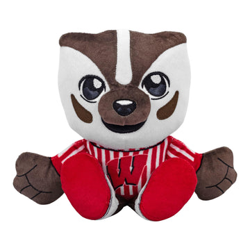 Bleacher Creatures Wisconsin Badgers Bucky Badger 8 Mascot Kuricha Sitting Plush - Soft Chibi Inspired Mascot