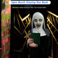 lewexiison 2024 Nun Scary Mask,Halloween Party Scary Full Head Costume Mask with cross necklace,Blood mouth