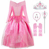 Itvti Little Girls Princess Costume Dress Up Cosplay For Carnival Halloween Party Pink, 2-3 Years(Tag 100)