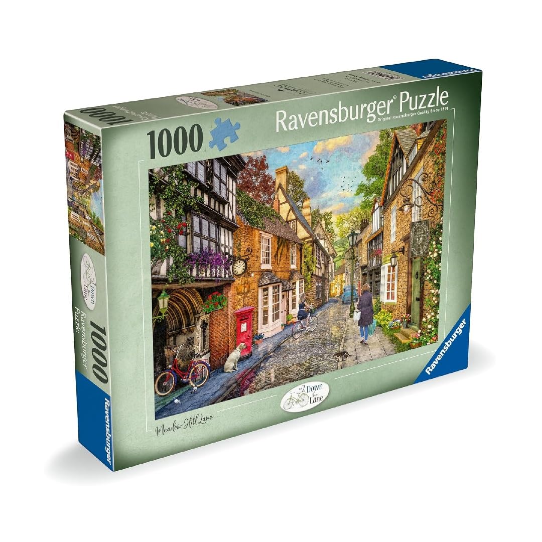 Ravensburger - Puzzle: Meadow Hill Lane  1000 Pieces  mature-themeds  Glue to Frame  70x50cm