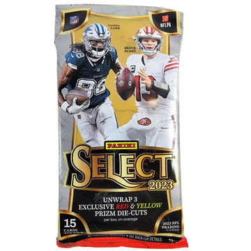 2023 Panini Select Football NFL Jumbo Cello Value Pack with 15 Trading Cards + Toploader! STREETCARDS!