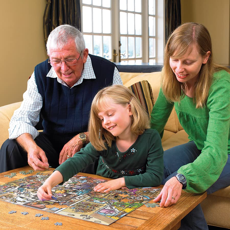Cobble Hill Family Piece's 350 Puzzle - Thanksgiving Togetherness - Sample Poster Included