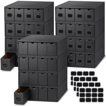 Resurhang 28800+ Large Trading Card Storage Box Card Collection With Separate Boxes And Label Stickers Soccer Sports Storage Com