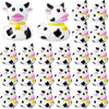 Relaxgiant 48 Pcs Cow Ducks Mini Cow Rubber Ducks Bulk Cow Print Duck For Birthday Party Favors Baby Shower Kids Boys Girls Bath