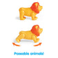 Kidoozie Animal Adventure Truck, Makes Animal Sounds, Includes 4 Poseable Animals, Promotes Language Skills, for Children 12 Mon