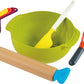 Casdon Joseph Joseph Bake | Toy Kitchen Baking Set for Children Aged 3 Years & Up | Includes Moving Rolling Pin for Imaginative