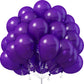 Jobkoo Purple Balloons 12 Inch, 50Pcs Dark Purple Balloon Matte Royal Purple Latex Balloons For Arch Deep Purple Party Helium Ba