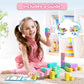 1.34 Inch Magnetic Blocks For Toddlers 1-3,4-8 Large Macaron Magnet Building Cubes For Kids Ages 3-5 Stem Preschool Stack Construction Educational Toys For 3+ Years Old Boys Girls