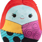 Squishmallows 12" Jack and Sally Plush Set - Soft Blue and White Stuffed Animals - Official Nightmare Before Christmas - Great Gift for Kids