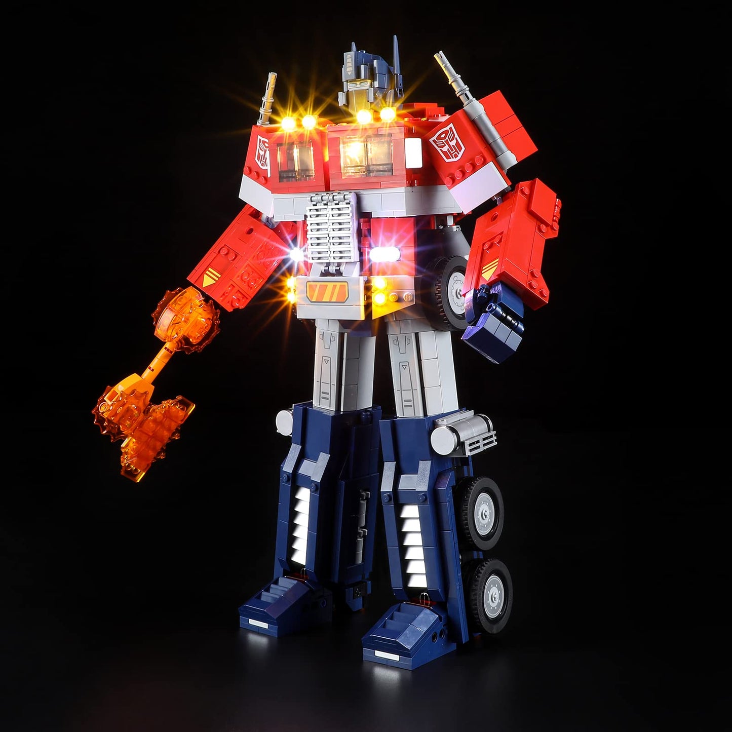 Yeabricks Led Light For Lego 10302 Creator Expert Optimus Prime Building Blocks Model (Lego Set Not Included)