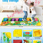 EduCuties Baby Musical Learning Toy - Floor Piano Playmat with Animal Flash Cards & Touch Keyboard, Model EC-MusicalMat-02