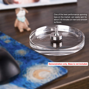 Djuiinostar High Performance Spinning Top: Long Lasting (Best Record 11:39!), Cnc Machined From Solid Stainless Steel, Great Time Killer, Edc Desktop Toy, For Serious Players