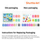 Washable Finger Paint Set, Shuttle Art 46 Pack Kids Paint Set with 14 Colors(60ml) Finger Paints, Brushes, Finger Paint Pad, Spo