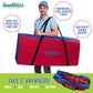 Giantville Giant 4 In A Row Connect Game + Storage Carry Bag - 4' Wide X 3.5' Tall - Oversized Jumbo Sized Entertainment For Outdoor/Indoor Play For Kids & Adults - Durable Waterproof - 2024 Version