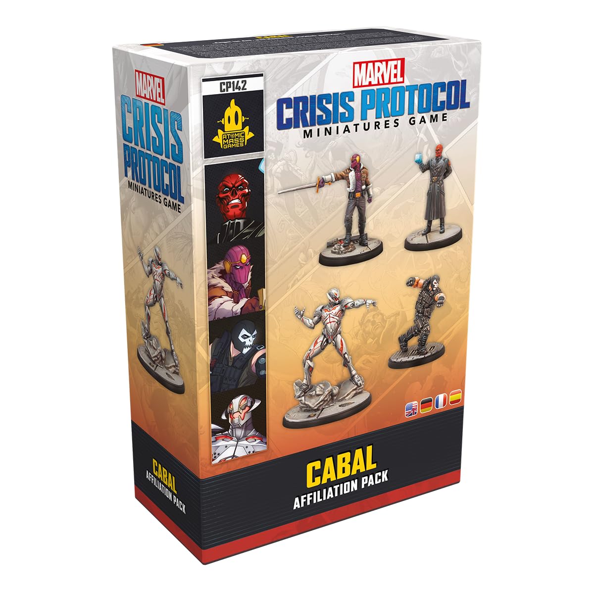 Atomic Mass Games Marvel: Crisis Protocol Cabal Affiliation Pack - Assemble Your Villainous Cabal! Tabletop Superhero Game, Ages