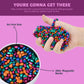 Lcvuuk Magnetic Ferrite Putty Rocks,Multicolor More Than 300 Weak Magnetic Smooth Ferrite Pebbles, Magnet Rock Desk Toys And Tim