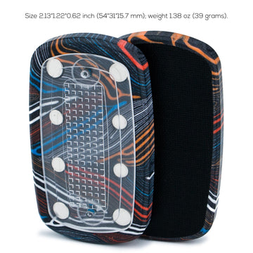 DjuiinoStar Silent Fidget Slider (Glass Fiber + PC Resin)  CNC Machined Free-Floating Push Slider  Addictive Magnetic Toy  Help to Relieve Stress  Best Gift for Fidget Fans DFS-56