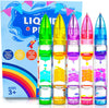 5Pcs Liquid Pens Christmas Stocking Stuffers For Kids, Liquid Motion Bubble Fun Cool Pens Autism Adhd Anxiety Stress Relief Item