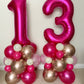 LHOAVWE 40 Inch Hot Pink Foil Mylar Number Balloons - Jumbo 13th & 31st Birthday Party Decorations