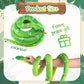 Anboor Giant Snake Stuffed Animals, 82.7 Inch Realistic Snake Plush Toy Long Stuffed Snake, Lifelike Snake Toy For Kids As Party