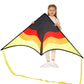 Syncfun Large Delta Kite Gradient Yellow- Easy To Fly For Kids And Adults, Beach Kite With 328 Ft String For Outdoor Games And A