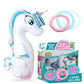 Inflatable Dudes Unicorn 47 Inches- Kids Punching Bag| Already Filled With Sand | Party Bop Bag |Ring Toss With 3 Inflatable Rings| | Ride-On Toy + Handles| Punching Bag For Kids (Unique)