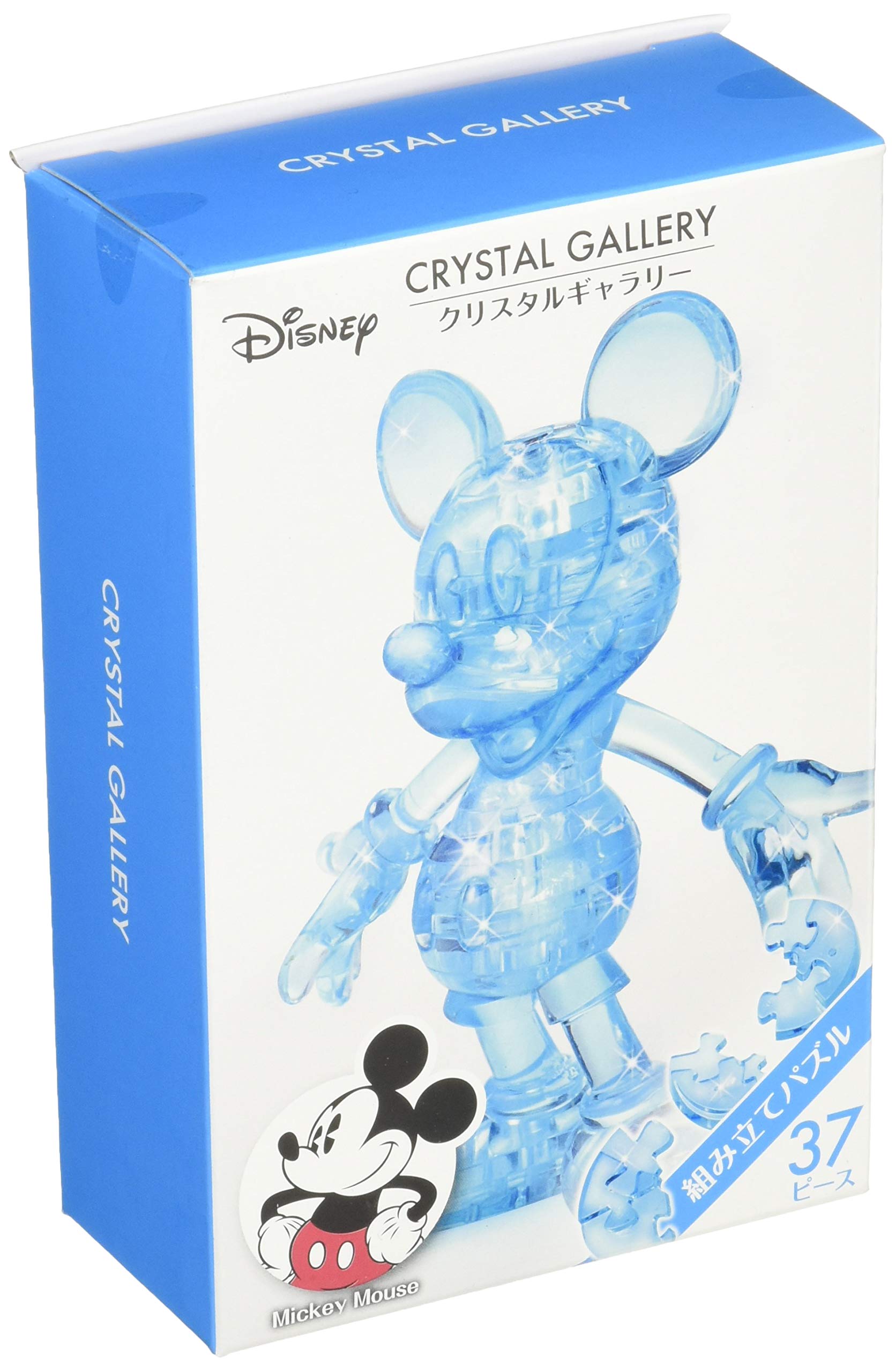 3D Jigsaw Puzzle, 37 Piece Crystal Gallery, Mickey Mouse