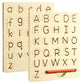 Hzsshb Wooden Letters Practicing Board,Reusable Handwriting Alphabet Tracing Board Double-Sided Toddlers And Preschool Gifts Lea