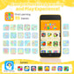 Kids Smart Phone Gifts for Boys and Girls Ages 3-12, 3.97'' Touchscreen Kids Toy Phone - Kids Cell Phone with 210+ Learning Game