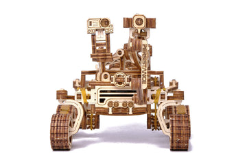 Wood Trick Mars Rover Mechanical 3D Wooden Puzzles For Adults And Kids To Build - Rides Up To 13 Ft - 7.9X4.7 In - Model Kits For Adults - Diy Wooden Models For Adults To Build