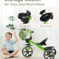 KRIDDO Tricycle for Kids Age 2-4, Large Green Toddler Trike, Carbon Steel, Model TC003-Green