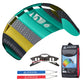 Hq Kites Symphony Beach Iii 51In (1.3M) Dual Line Parafoil Stunt Sport Kite Ready To Fly Outdoor Fun Sports For Boys And Girls Ages 8 And Up – Aqua Color