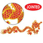 Beistle 2 Piece Chinese New Year Decorations Jointed Dragon Cut Outs for Asian Theme Party Supplies, Celebrating with You Since