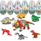 Lebocado Mini Building Block Sets, 12Pcs Dinosaur Toys Building Blocks, 6 In 1 Stem Toys Eggs Building Sets, Party Favors For Ki