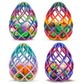9 Pcs Mini Dragon Eggs With Tiny Animal Figurines - 3D Printed Easter Basket Stuffers, Prefilled Surprise Eggs, Cute Miniature A