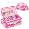 Jaffzora Carrying Case Compatible with Toniebox Starter Set Cute Storage Bag for Tonies Figures Characters Tonies Headphones & Accessories  Pink(Bag Only)