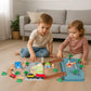 Wooden Train Set for Toddler  40 Pcs with Wooden Tracks fits Thomas  fits Brio  fits Chuggington  fits Melissa and Doug - Expandable  Changeable Train Toy for 3 4 5 Years Old Girls & Boys