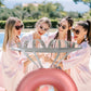 GRIP A POOL Inflatable Diamond Ring Floatie - Rose Gold, Pack of 1, Perfect for Bachelorette Party Decorations and Bridal Showers