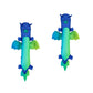 Big Joe Pool Pals No Inflation Needed Animal Floating Pool Toy, Dragon Shape Mesh, Quick Draining Fabric, 4.5 feet, 2 Pack