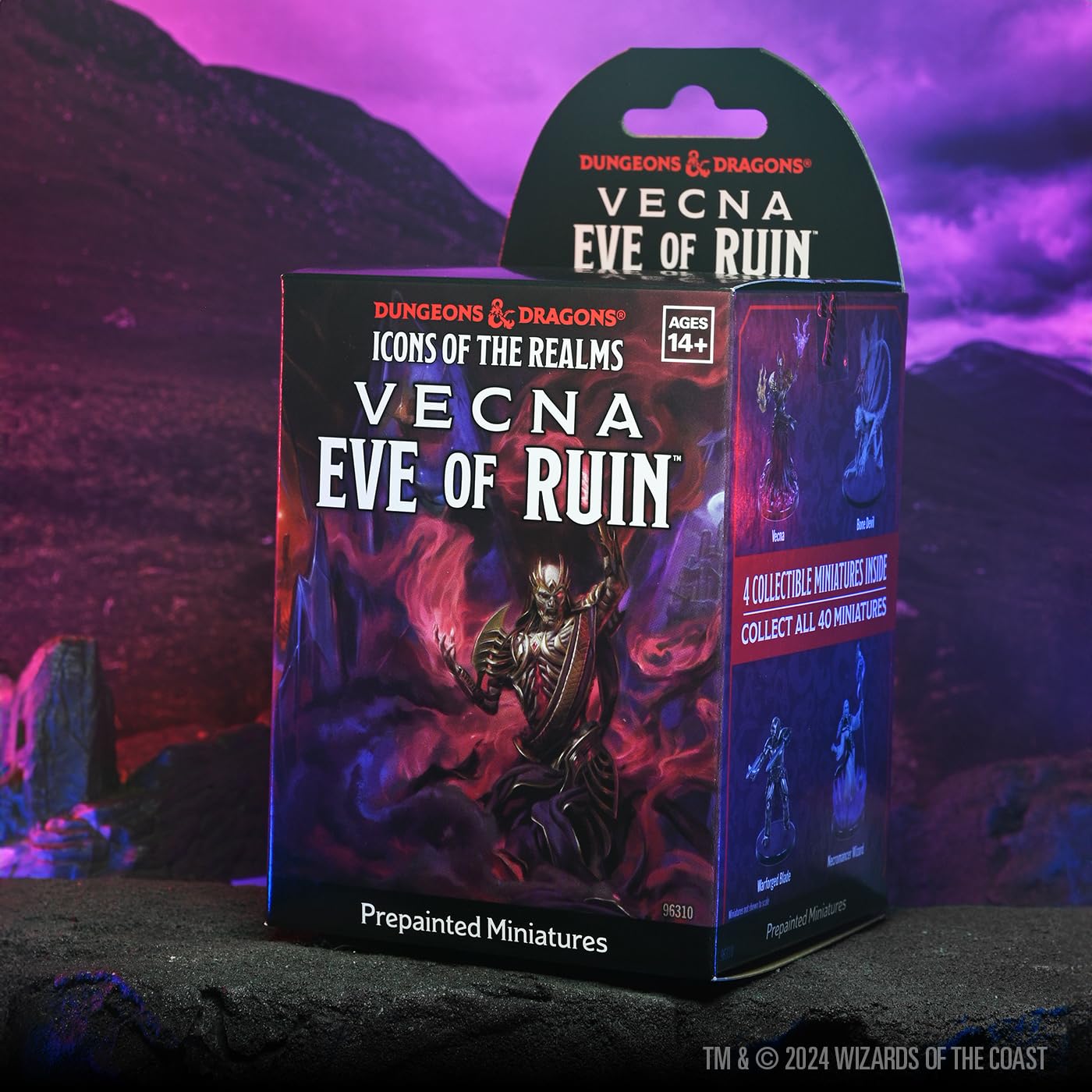 Wizkids D&D Icons Of The Realms: Vecna: Eve Of Ruin - Single Booster | Dungeons And Dragons Figures | Pre-Painted | Blind Box