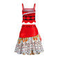 Amzmanch Girls Princess Costume Skirt Sets Adventure Outfit Toddler Kids Birthday Party Halloween Dress Up Size 6/5-6 Years