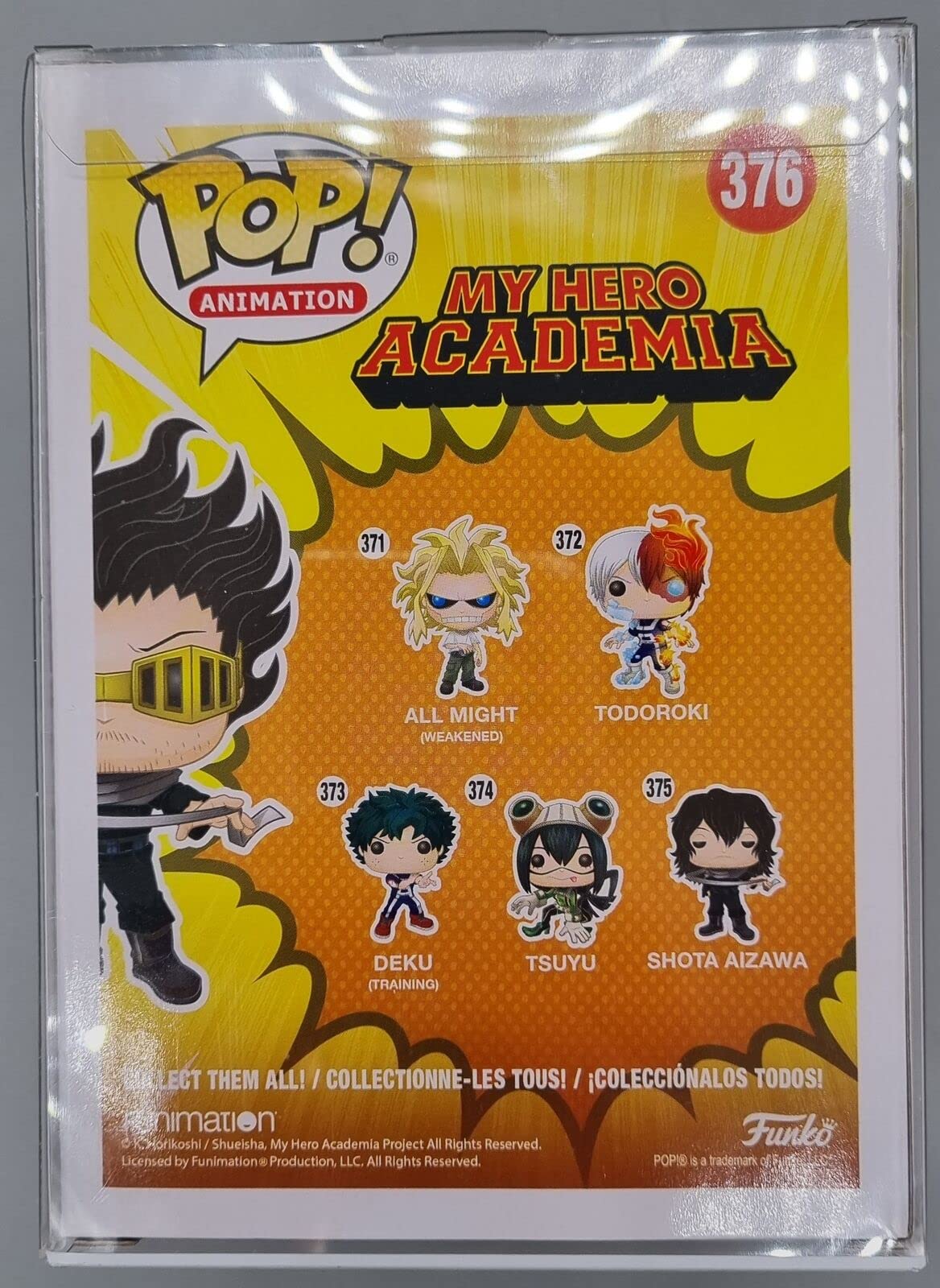 Funko My Hero Academia Pop! Animation Shota Aizawa (Hero Costume) Vinyl Figure Hot Topic Exclusive Multi None