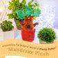 KIDS PREFERRED Harry Potter Mandrake Plush Toy - 10" Multi-color Crinkle Sensory Baby Animal for Toddlers and Kids