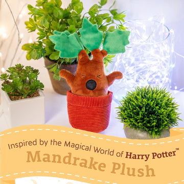 KIDS PREFERRED Harry Potter Mandrake Plush Toy - 10" Multi-color Crinkle Sensory Baby Animal for Toddlers and Kids