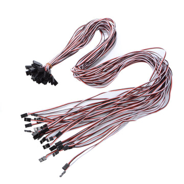 YXQ 1M Servo Extension Cable 3 Pin Male to Female Lead Wire for RC Airplane (30Pcs)