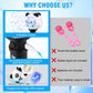 Aooess Bubble Machine For Kids Ages 4-8 Years Old: Light Up Bubble Wand Bubble Machine For Parties Outside Toys For Toddlers 3-5