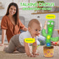 Qwifyu Dancing Cactus Talking Baby Toys, Talking Cactus Mimicking Toys Repeating What You Say Singing Recording With Volume Adjustable & 120 English Songs Plush Toy Birthday Gifts For Kids Boys Girls