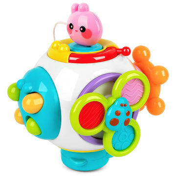 Vanmor Montessori Sensory Busy Cube For Toddlers 1-3: Travel Toy Box With Autism, Developmental & Educational Learning Activitie